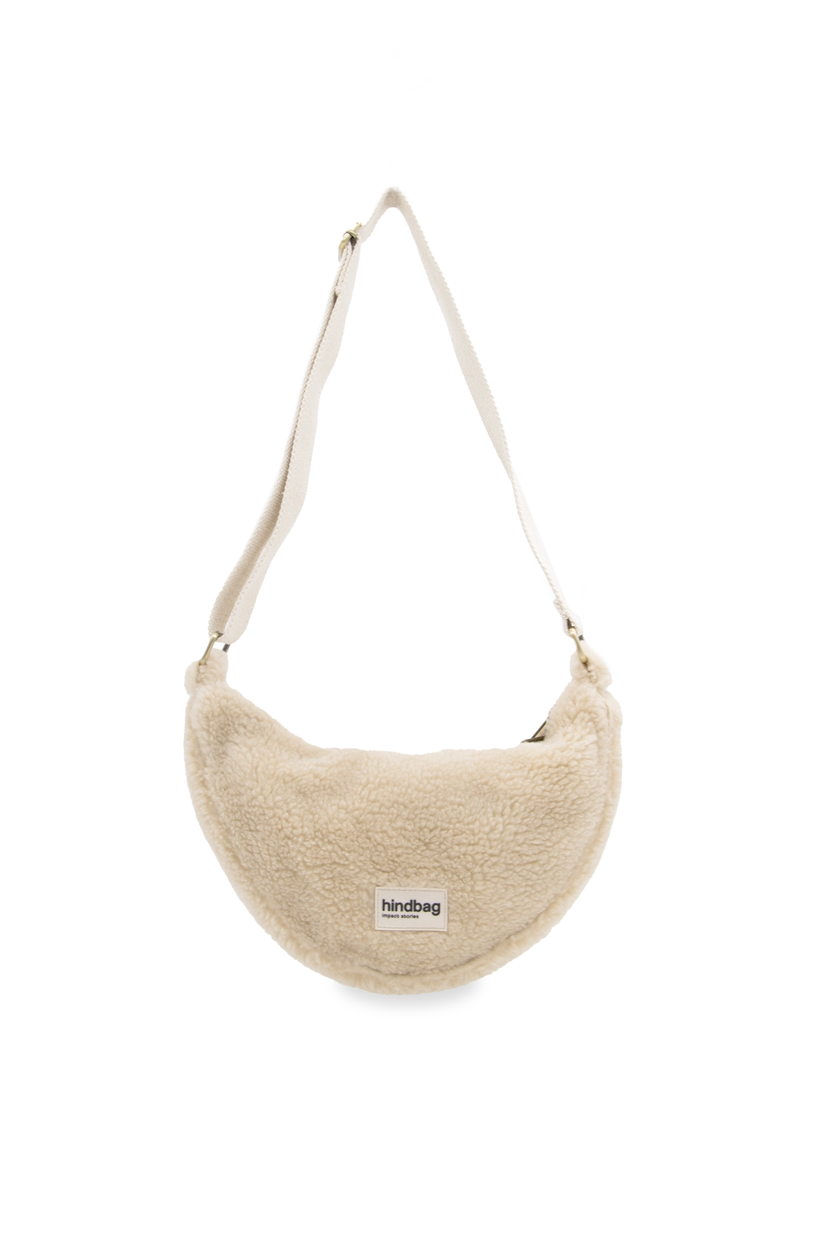 Hindbag Sac Andrea Fourrure Beige