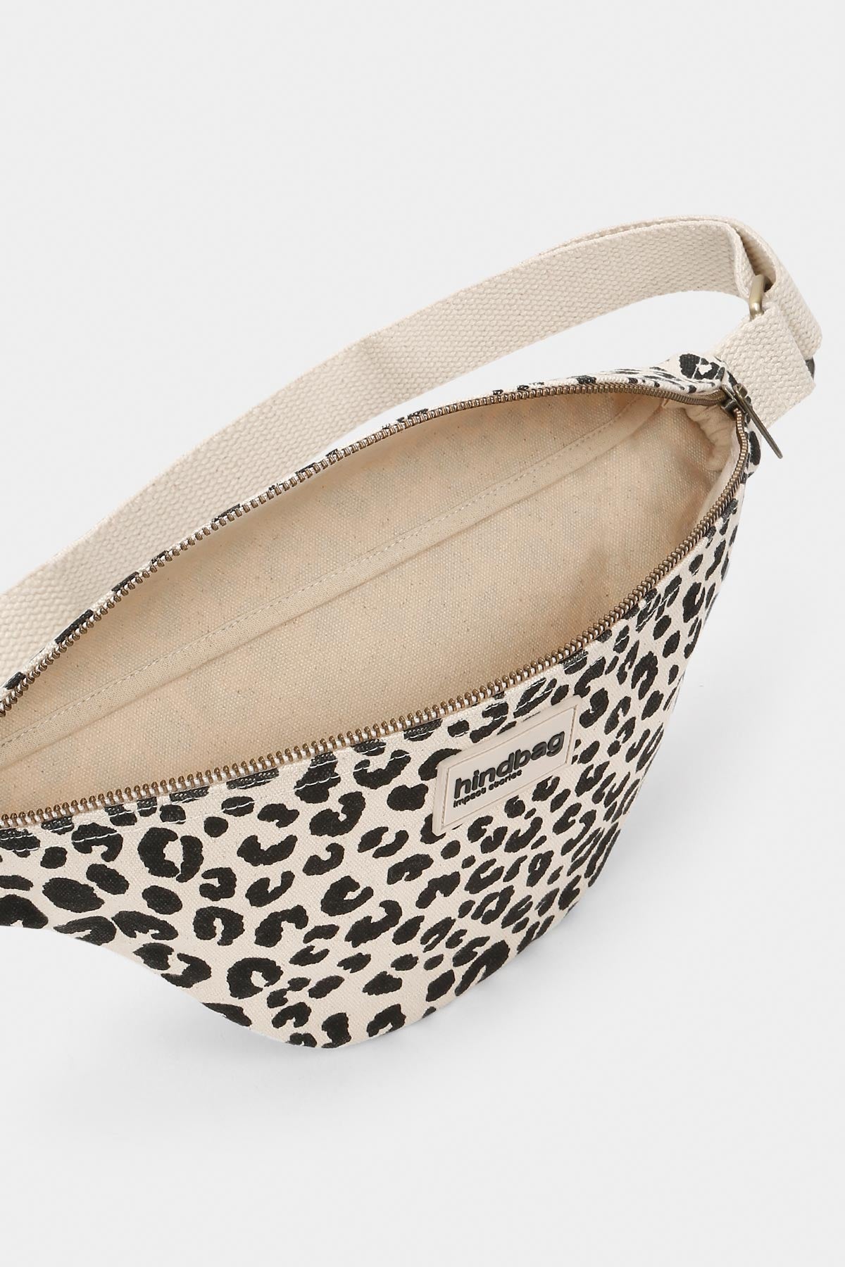 Hindbag Banane Olivia Léopard Ecru