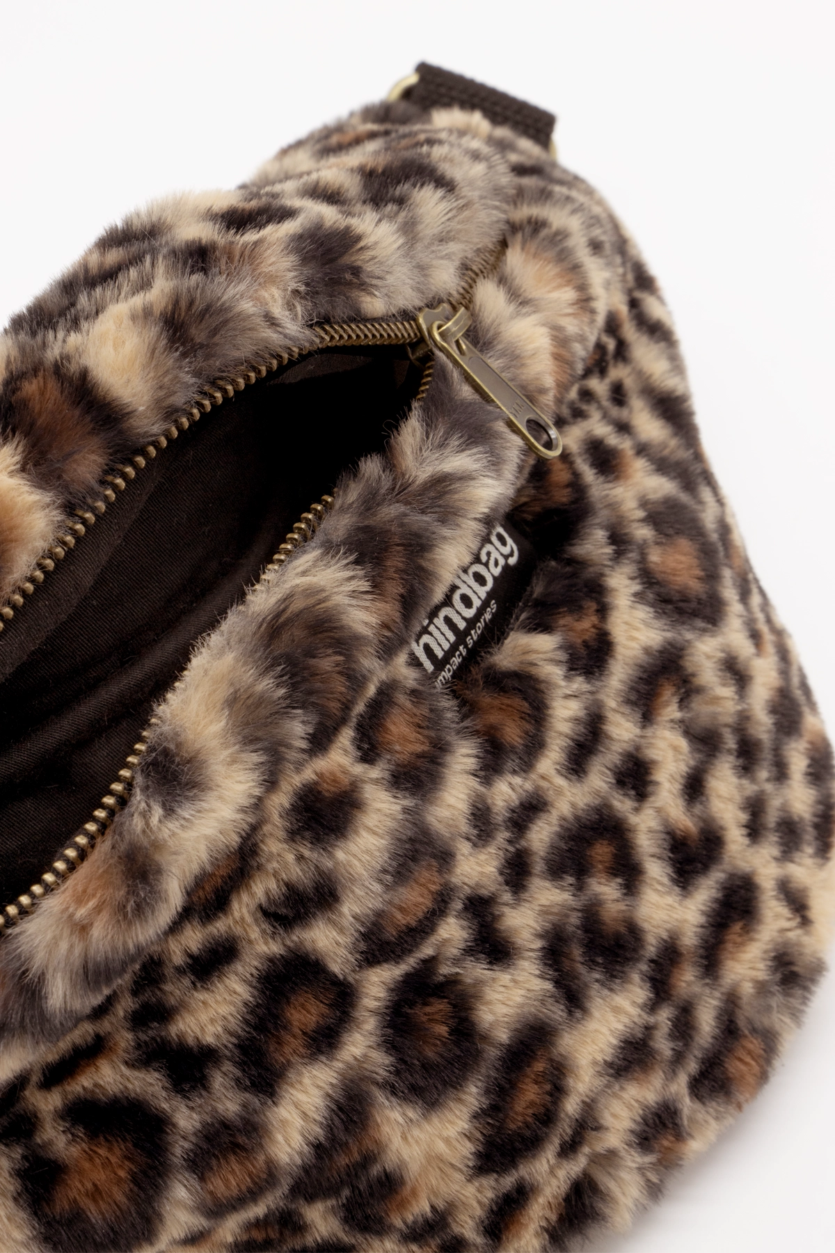 Hindbag Banane Olivia Fourrure Léopard