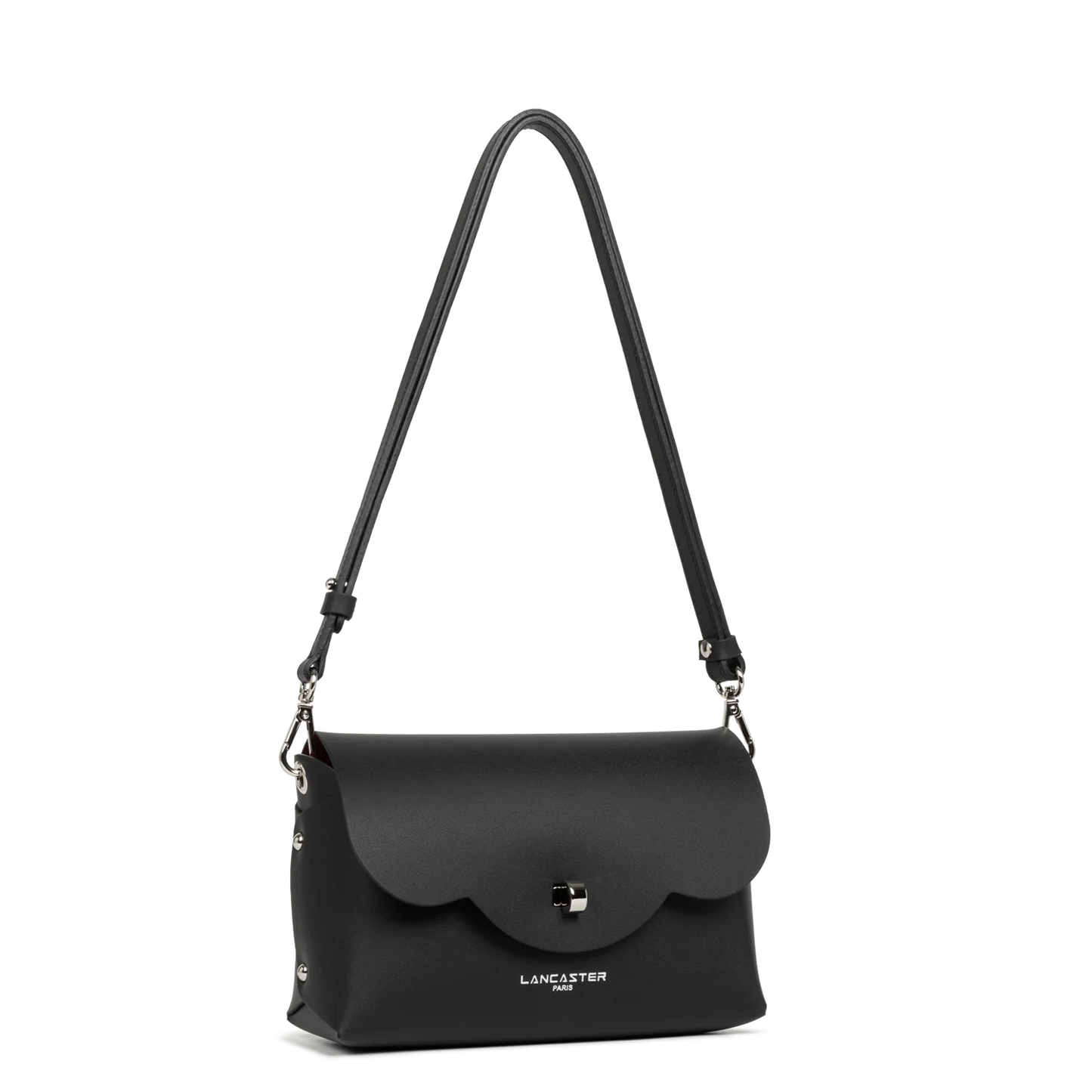 Lancaster Sac Trotteur City Flore 423-48 NOIR IN ROU