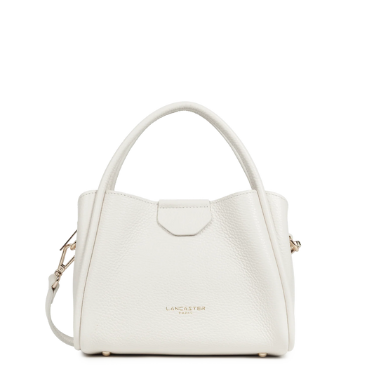 Lancaster Petit Sac à Main Ida Double 470-83 ECRU
