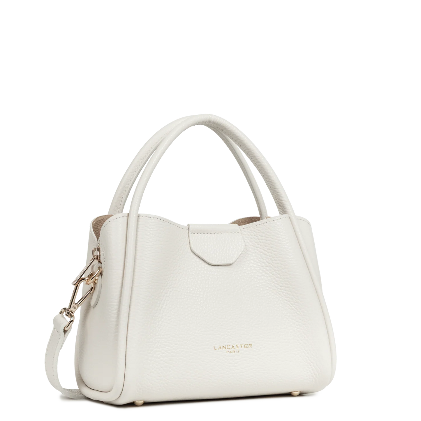 Lancaster Petit Sac à Main Ida Double 470-83 ECRU