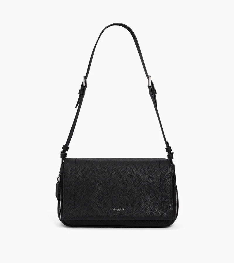 Le Tanneur Aurore Petit Sac Bandoulière Noir TAUR1200N01