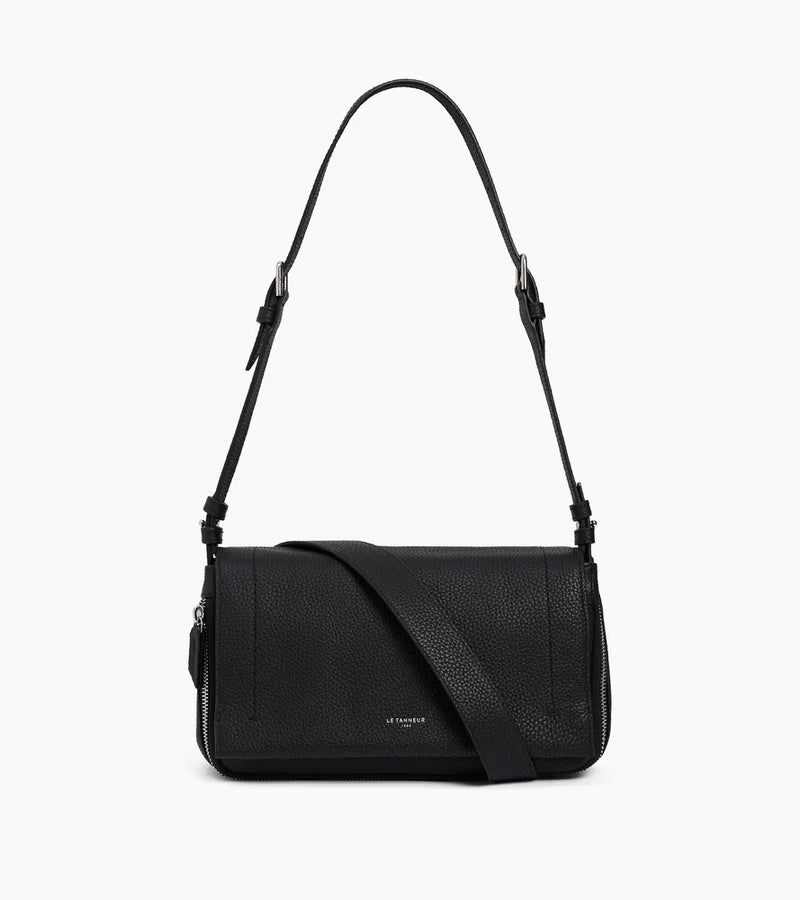 Le Tanneur Aurore Petit Sac Bandoulière Noir TAUR1200N01