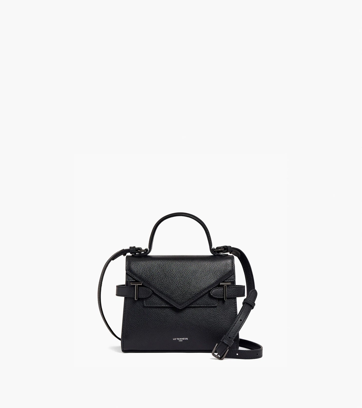 Le Tanneur Emilie Petit sac à main double rabat Noir TEMI1006N01