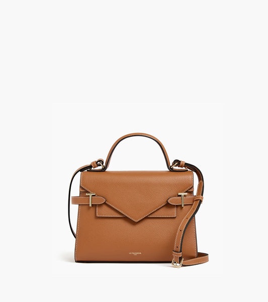 Le Tanneur Emilie Sac à main double rabat Marron Tan TEMI1014G05