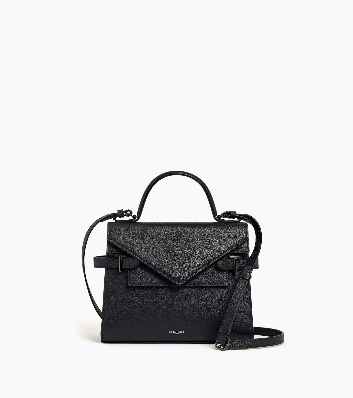 Le Tanneur Emilie Sac à main double rabat Noir TEMI1014N01