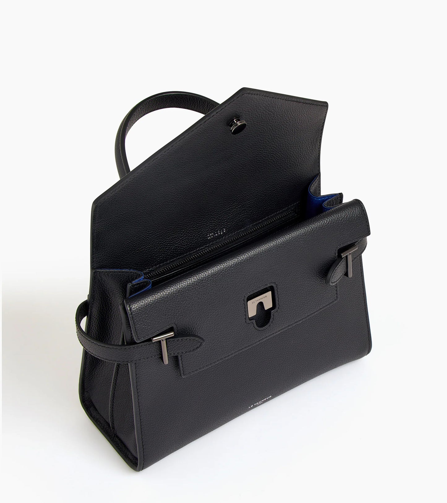 Le Tanneur Emilie Sac à main double rabat Noir TEMI1014N01