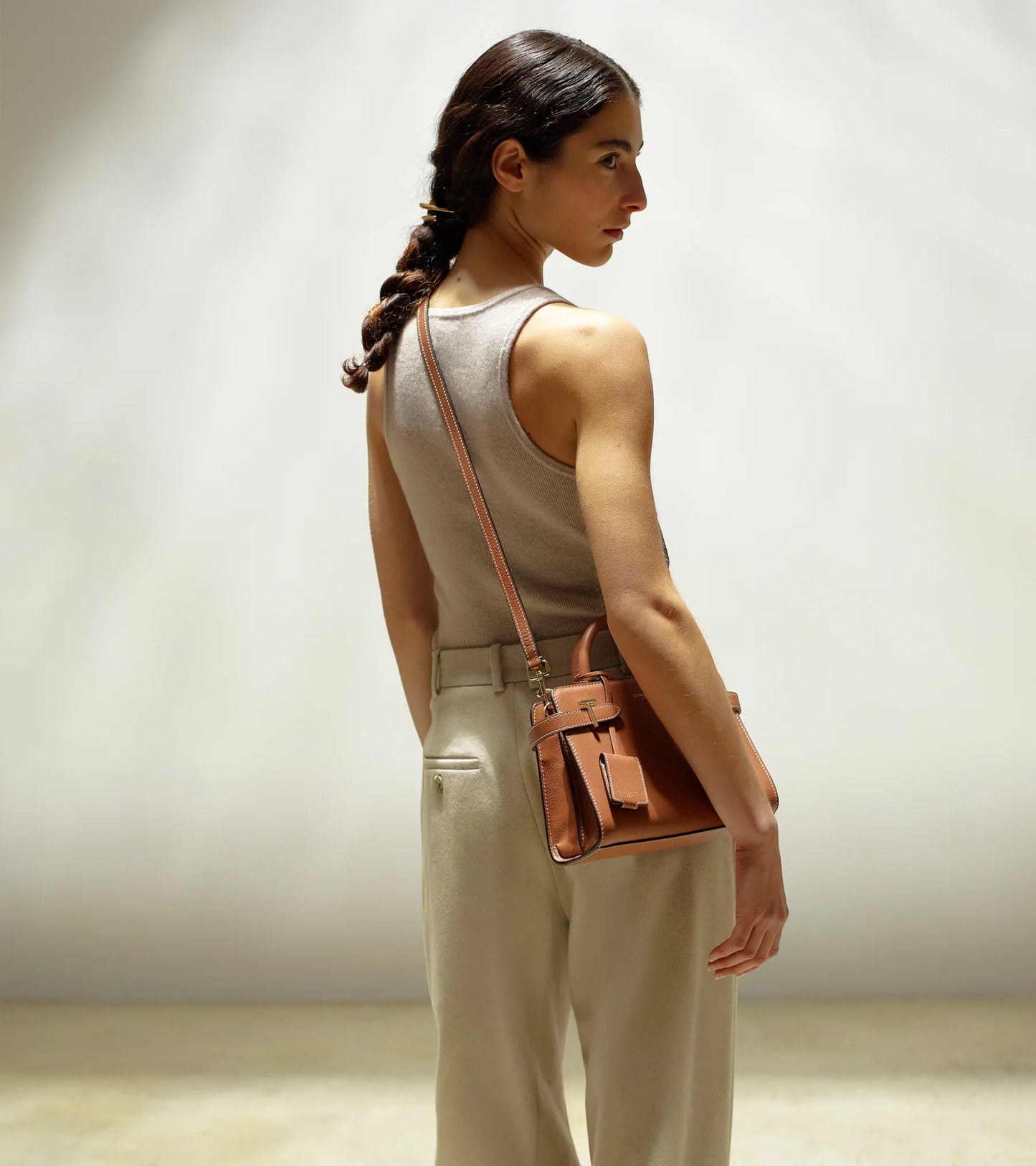 Le Tanneur Emilie Petit Sac à Main Marron Tan TEMI1606G05