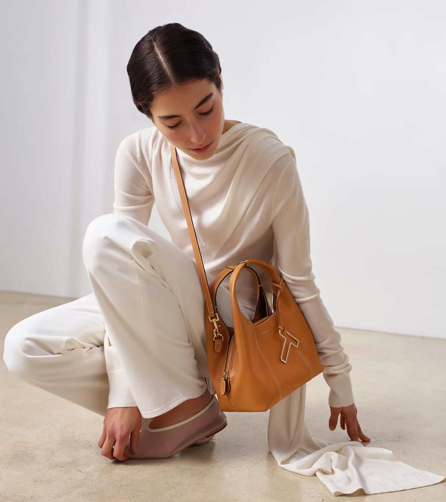 Le Tanneur Juliette Petit Sac à main Marron Tan TJET1000G05